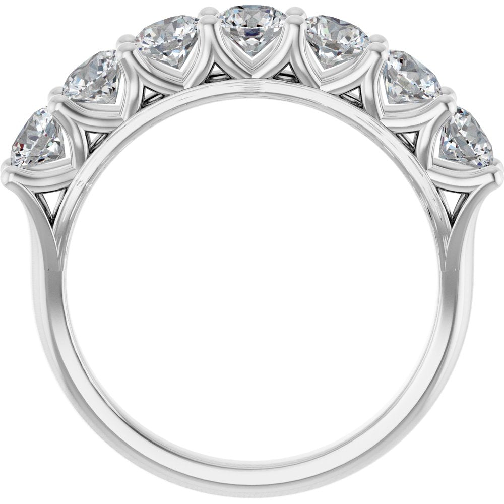 14K White Gold 1 1/3 CTW Lab-Grown Diamond Anniversary Band