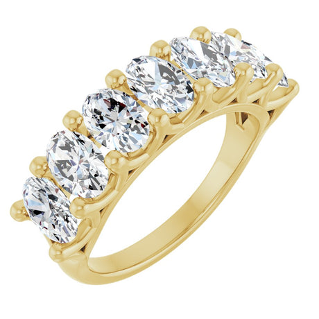 14K Yellow Gold 2 1/2 CTW Lab-Grown Diamond Anniversary Band