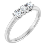 14K White 1/3 CTW Lab-Grown Diamond Anniversary Band