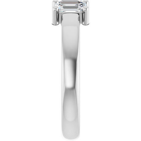 14K White Gold 1 CTW Lab-Grown Diamond Anniversary Band