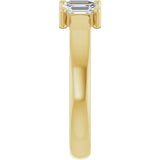 14K Yellow Gold 1 CTW Lab-Grown Diamond Anniversary Band