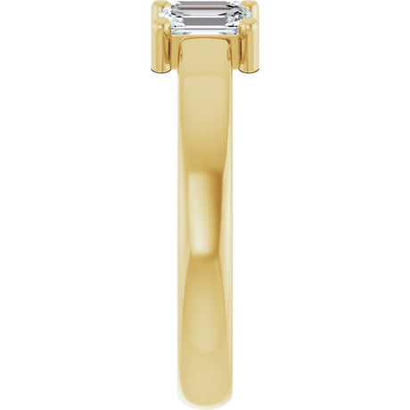 14K Yellow Gold 1 CTW Lab-Grown Diamond Anniversary Band