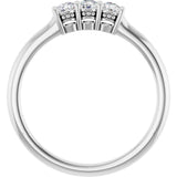 14K White 1/5 CTW Natural Diamond Anniversary Band