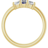 14K Yellow Gold 1 CTW Lab-Grown Diamond Anniversary Band