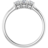 14K White 1/3 CTW Natural Diamond Anniversary Band