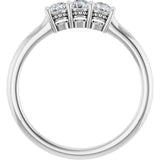 14K White 1/3 CTW Lab-Grown Diamond Anniversary Band