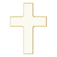 14K Yellow Gold Petite Cross Slide Pendant