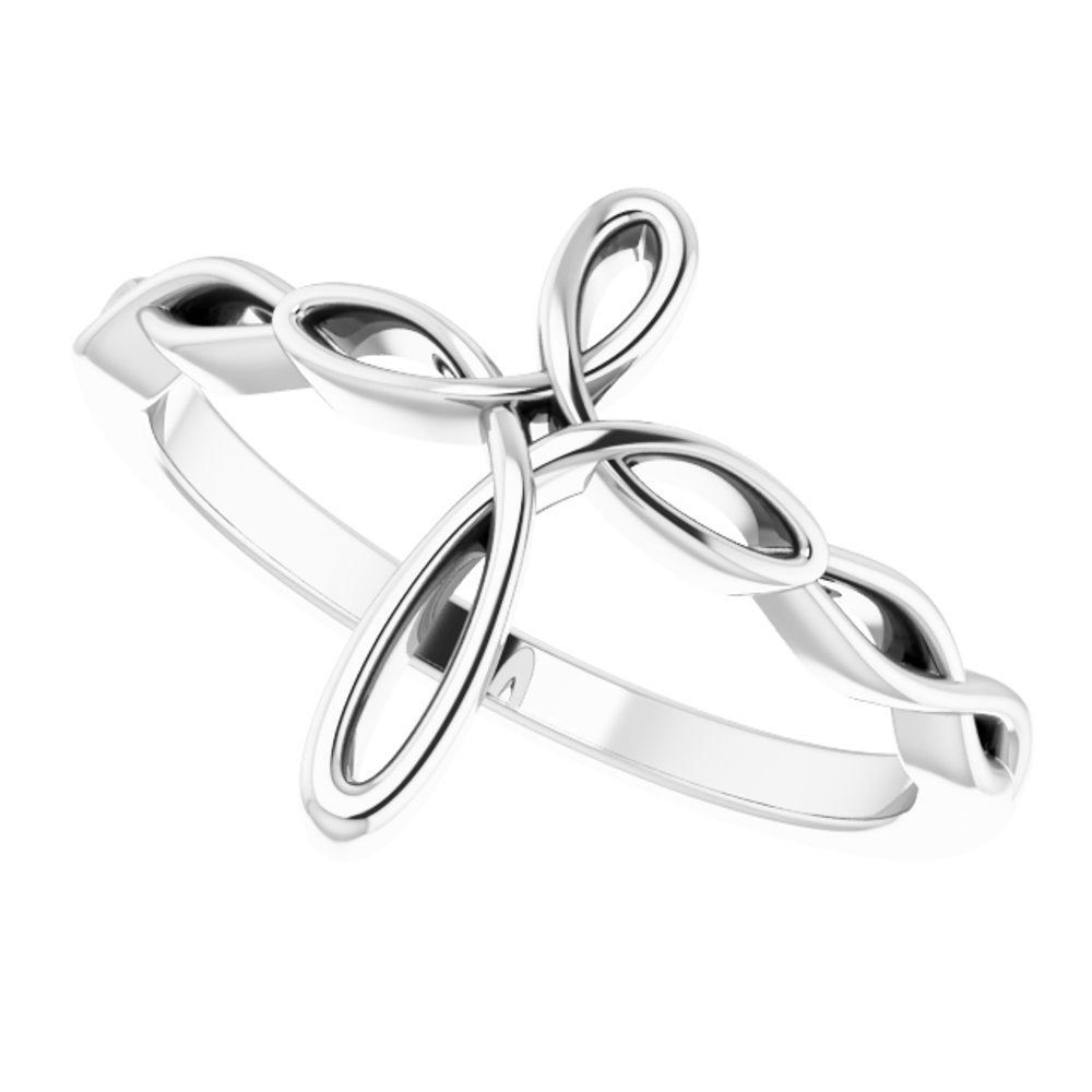 Sterling Silver Cross Ring