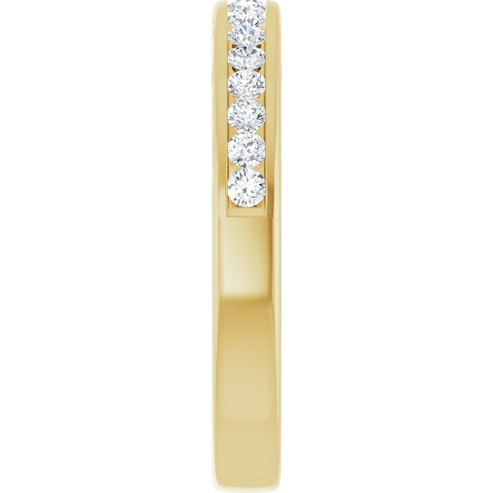 14K Yellow 1/4 CTW Lab-Grown Diamond Anniversary Band