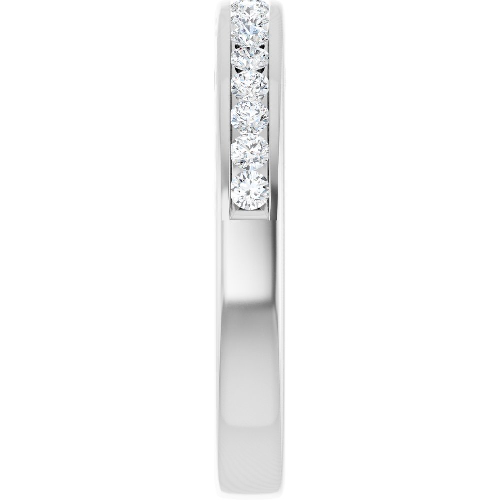 14K White 1/4 CTW Lab-Grown Diamond Anniversary Band