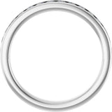 14K White 1/2 CTW Lab-Grown Diamond Anniversary Band