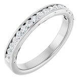 14K White 1/4 CTW Natural Diamond Anniversary Band