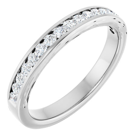 14K White Gold 1/3 CTW Lab-Grown Diamond Anniversary Band
