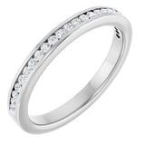 14K White Gold 1/5 CTW Natural Diamond Anniversary Band