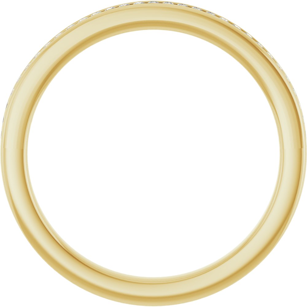 14K Yellow Gold 1/8 CTW Lab-Grown Diamond Anniversary Band