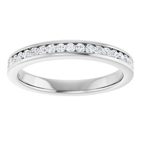 14K White Gold 9/10 CTW Diamond Anniversary Band