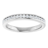 Platinum 1/4 CTW Lab-Grown Diamond Anniversary Band