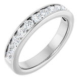 14K White Gold 3/4 CTW Natural Diamond Anniversary Band