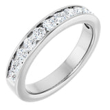 14K White 3/4 CTW Natural Diamond Anniversary Band