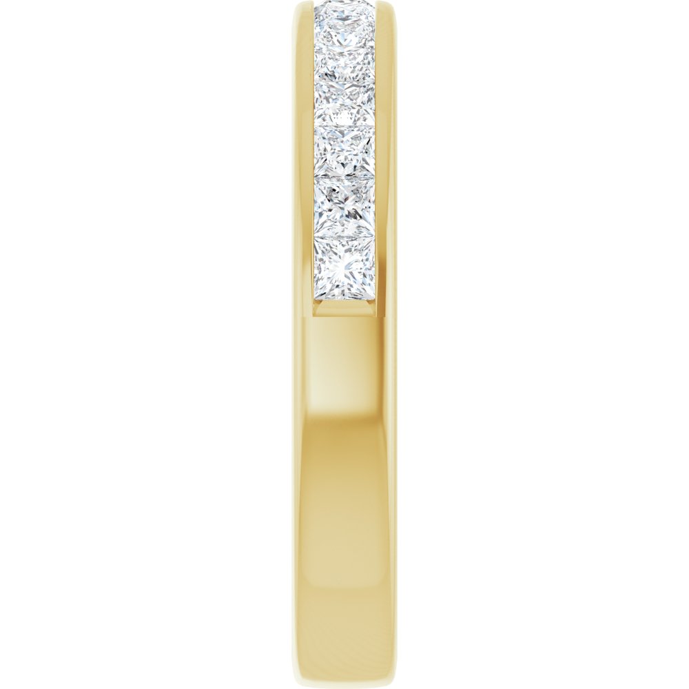 14K Yellow Gold 3/4 CTW Lab-Grown Diamond Anniversary Band