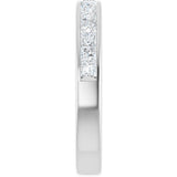 Platinum 3/4 CTW Lab-Grown Diamond Anniversary Band