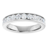 14K White Gold 3/4 CTW Lab-Grown Diamond Anniversary Band