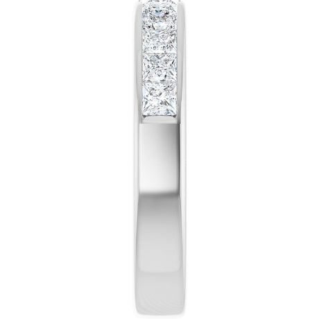 14K White Gold 1 CTW Natural Diamond Anniversary Band  