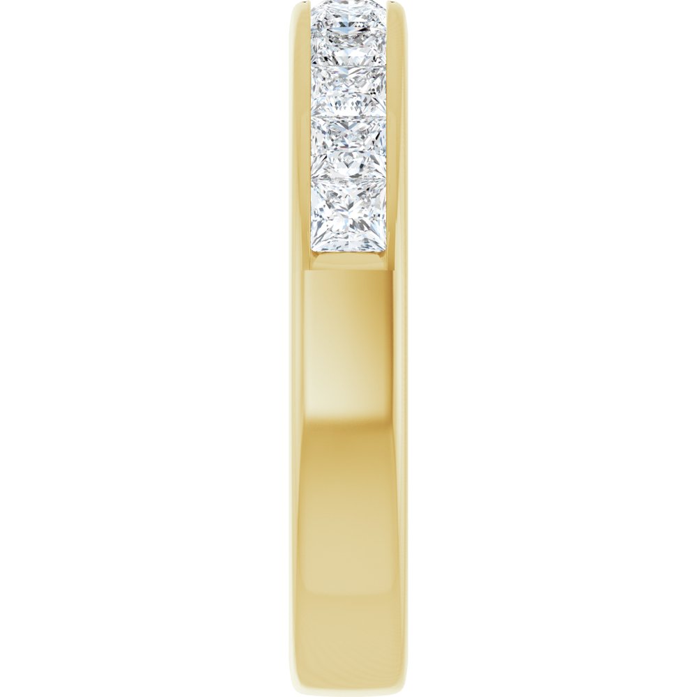 14K Yellow Gold 1 CTW Lab-Grown Diamond Anniversary Band