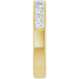 14K Yellow Gold 1 CTW Lab-Grown Diamond Anniversary Band