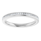 14K White Gold 1/8 CTW Lab-Grown Diamond Anniversary Band