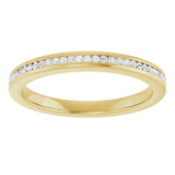 14K Yellow Gold 1/8 CTW Lab-Grown Diamond Anniversary Band