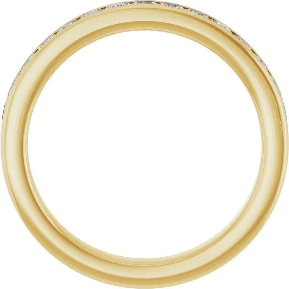 14K Yellow Gold 3/4 CTW Lab-Grown Diamond Anniversary Band