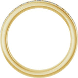14K Yellow Gold 3/4 CTW Lab-Grown Diamond Anniversary Band