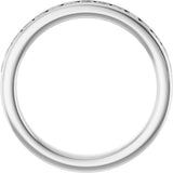 Platinum 3/4 CTW Lab-Grown Diamond Anniversary Band