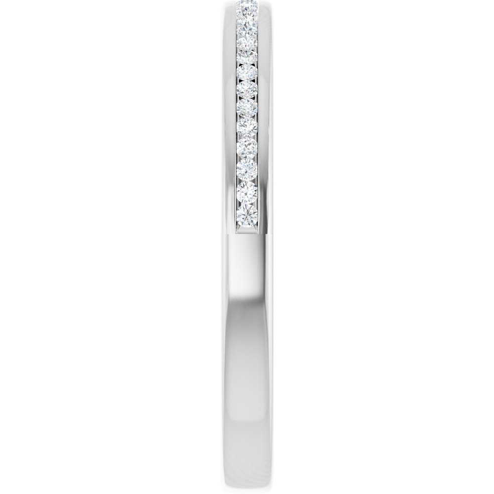 14K White Gold 1/8 CTW Lab-Grown Diamond Anniversary Band