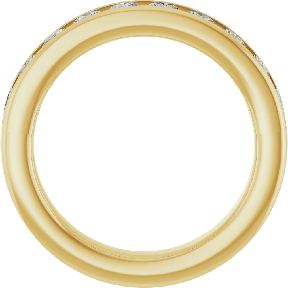14K Yellow Gold 1 CTW Lab-Grown Diamond Anniversary Band