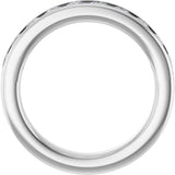 14K White Gold 1 CTW Lab-Grown Diamond Anniversary Band