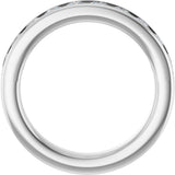 14K White Gold 1 CTW Lab-Grown Diamond Anniversary Band
