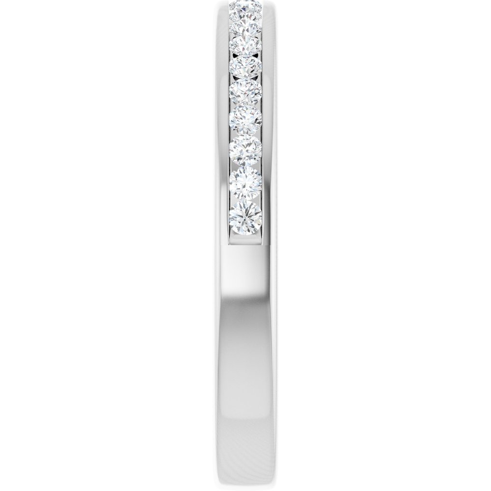 14K White 9/10 CTW Diamond Anniversary Band