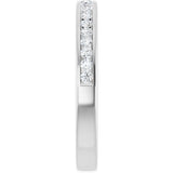 14K White 3/4 CTW Lab-Grown Diamond Anniversary Band