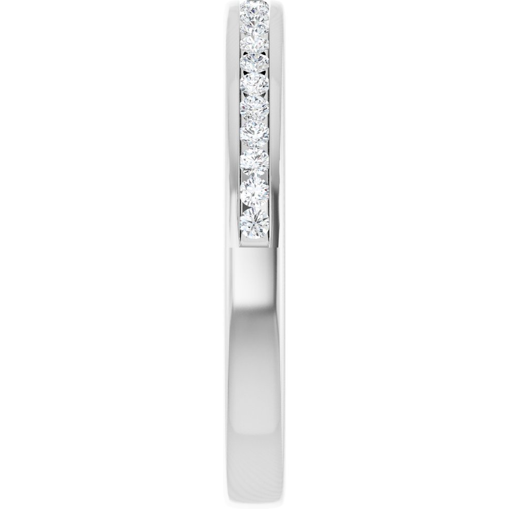 14K White Gold 1/5 CTW Lab-Grown Diamond Anniversary Band