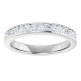 Platinum 3/4 CTW Lab-Grown Diamond Anniversary Band