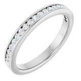 14K White 1/4 CTW Diamond Anniversary Band 