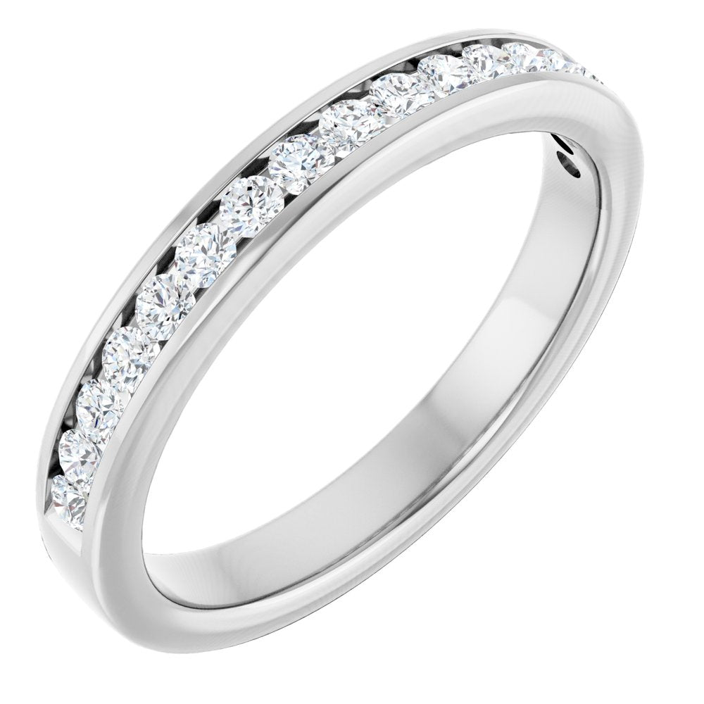 14K White Gold 1/3 CTW Lab-Grown Diamond Anniversary Band