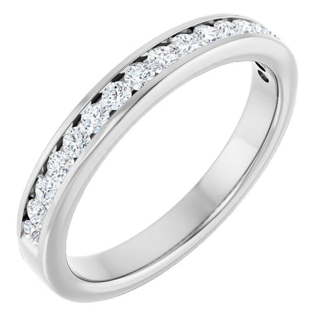 14K White Gold 1/3 CTW Lab-Grown Diamond Anniversary Band