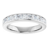 14K White Gold 1 CTW Lab-Grown Diamond Anniversary Band