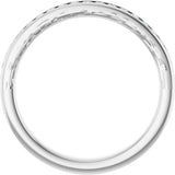 14K White 3/4 CTW Diamond Anniversary Band