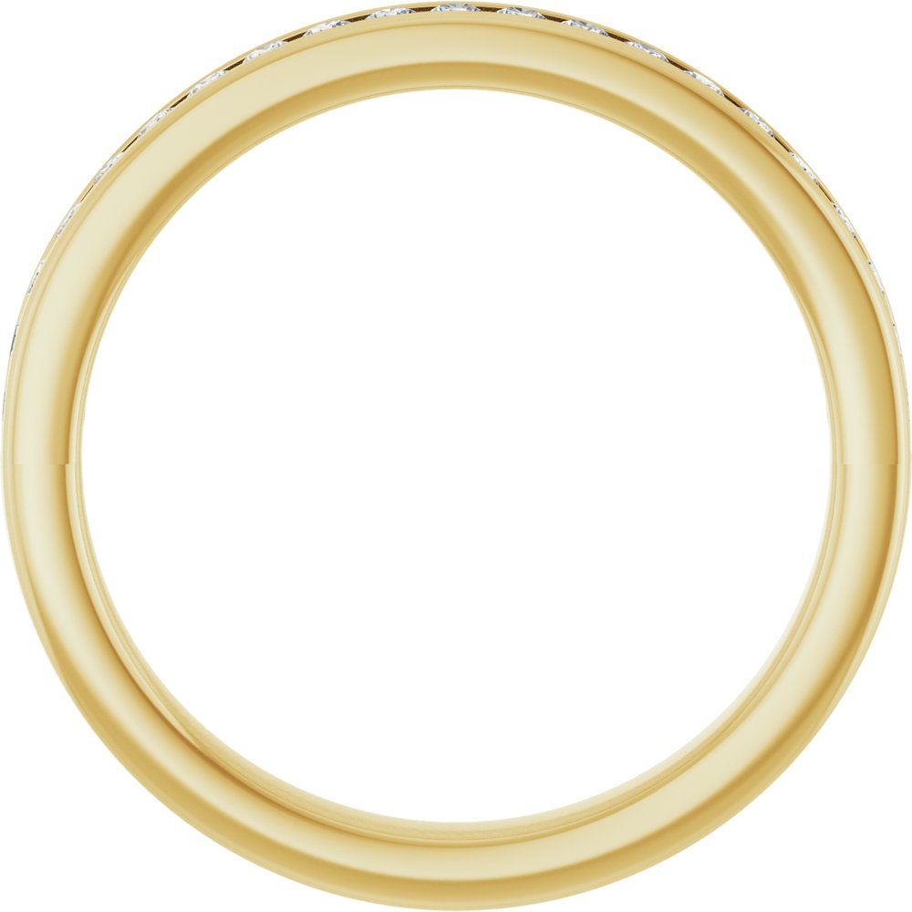 14K Yellow 1/4 CTW Diamond Anniversary Band