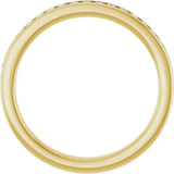 14K Yellow 1/5 CTW Natural Diamond Anniversary Band