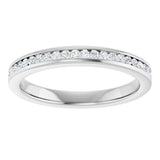 Platinum 1/5 CTW Lab-Grown Diamond Anniversary Band
